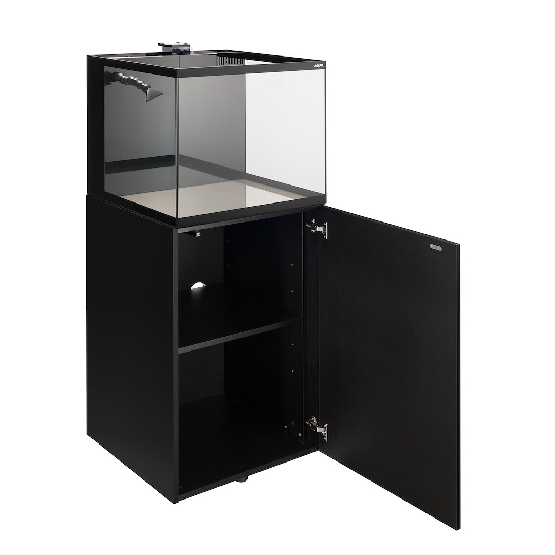 Aquael Glossy Marine 60 Szafka Akwariowa Morska Czarny Połysk.jpg
